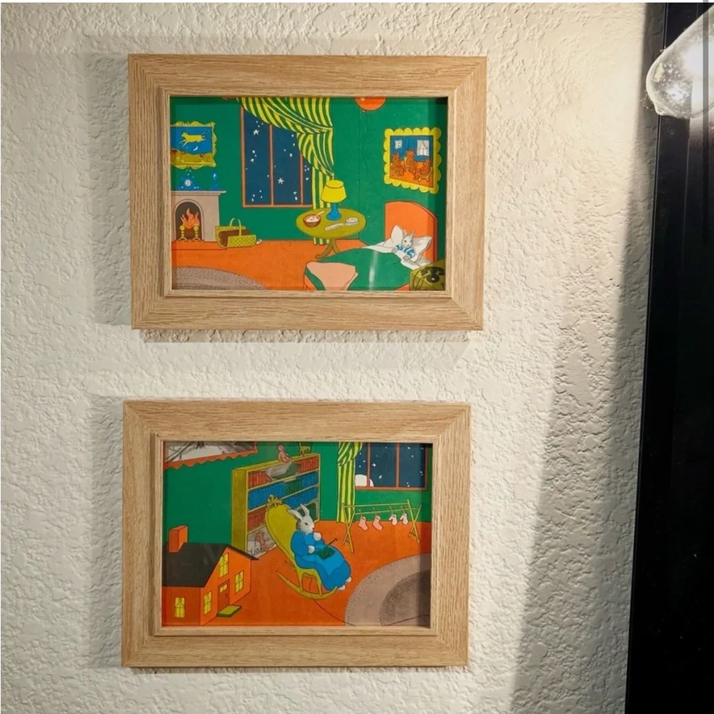 Wooden Frame with Illustrated Art - Picture 6 of 15